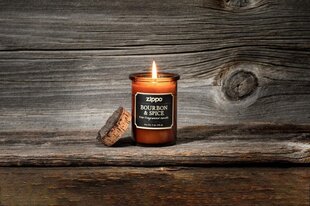 Ароматическая свеча ZIPPO Dark Rum & Oak (Темный ром и дуб) цена и информация | Подсвечники, свечи | 220.lv