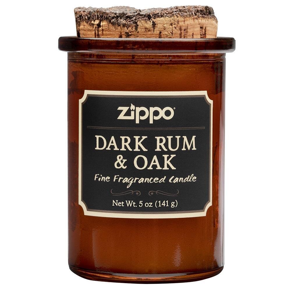 Aromātiskā svece ZIPPO Dark Rum & Oak (Tumšais rums un ozols) cena un informācija | Sveces un svečturi | 220.lv