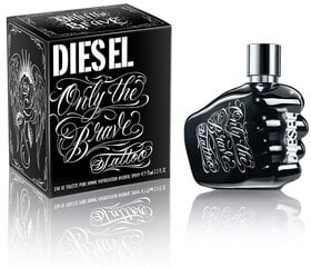 Vīriešu smaržas Only The Brave Tattoo Diesel EDT: Tilpums - 75 ml kaina ir informacija | Vīriešu smaržas | 220.lv