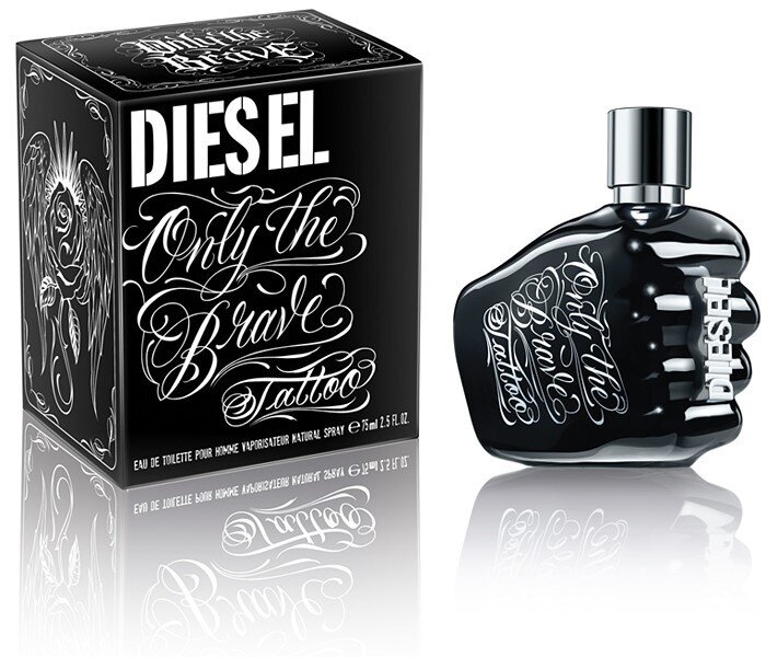 Vīriešu smaržas Only The Brave Tattoo Diesel EDT: Tilpums - 75 ml cena un informācija | Vīriešu smaržas | 220.lv