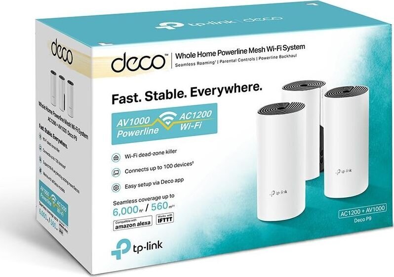 TP-LINK Deco P9(3-pack) цена и информация | Bezvadu piekļuves punkti (Access Point) | 220.lv