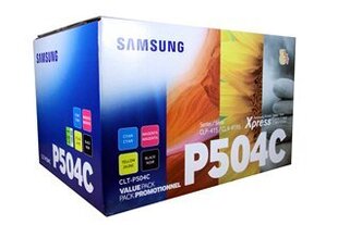 Набор картриджей Samsung CLT-P504C (SU400A), черный, голубой, фиолетовый, желтый картридж цена и информация | Картриджи для лазерных принтеров | 220.lv