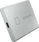 SAMSUNG T7 Touch 1TB USB 3.2 Write speed 1000 MBytes/sec Read speed 1050 MBytes/sec MU-PC1T0S/WW цена и информация | Ārējie cietie diski | 220.lv