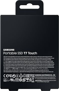 SAMSUNG T7 Touch 1TB USB 3.2 Write speed 1000 MBytes/sec Read speed 1050 MBytes/sec MU-PC1T0S/WW cena un informācija | Ārējie cietie diski | 220.lv