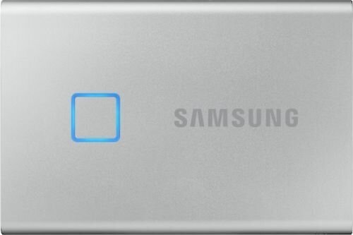 SAMSUNG T7 Touch 1TB USB 3.2 Write speed 1000 MBytes/sec Read speed 1050 MBytes/sec MU-PC1T0S/WW cena un informācija | Ārējie cietie diski | 220.lv