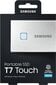 SAMSUNG T7 Touch 1TB USB 3.2 Write speed 1000 MBytes/sec Read speed 1050 MBytes/sec MU-PC1T0S/WW цена и информация | Ārējie cietie diski | 220.lv