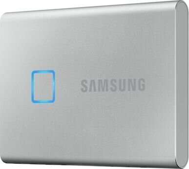 SAMSUNG T7 Touch 500GB USB 3.2 Write speed 1000 MBytes/sec Read speed 1050 MBytes/sec MU-PC500S/WW cena un informācija | Ārējie cietie diski | 220.lv