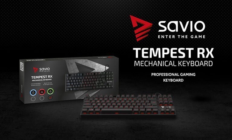 Savio Tempest RX Red цена и информация | Klaviatūras | 220.lv