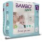 Ekoloģiskās autiņbiksītes BAMBO NATURE 1 (2-4 kg), 22 gab. цена и информация | Autiņbiksītes | 220.lv