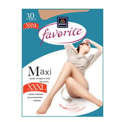 Женские колготки большого размера Favorite Maxi 30 ден 41158 beige цена и информация | Kолготки | 220.lv