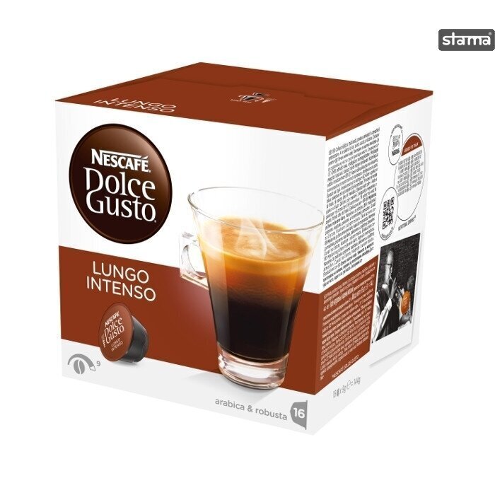 NESCAFE DOLCE GUSTO Lungo Intenso, 16 kaps. cena un informācija | Kafija, kakao | 220.lv