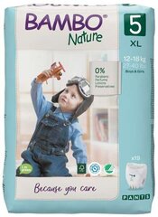 Подгузники-трусики BAMBO NATURE 5 (12-18 кг), 19 шт. цена и информация | Bambo Для ухода за младенцем | 220.lv