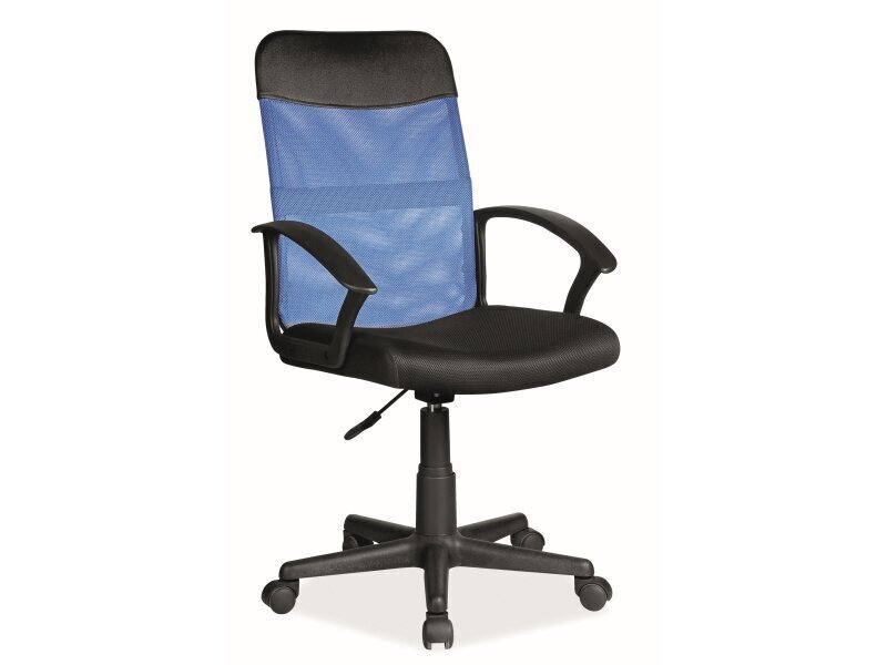 Biroja krēsls Signal Meble Q-702, melns/zils cena un informācija | Biroja krēsli | 220.lv