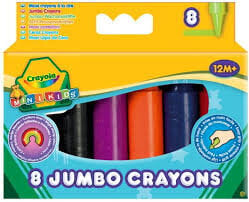 Набор мелков Crayola MiniKids 8 шт. цена и информация | Принадлежности для рисования, лепки | 220.lv