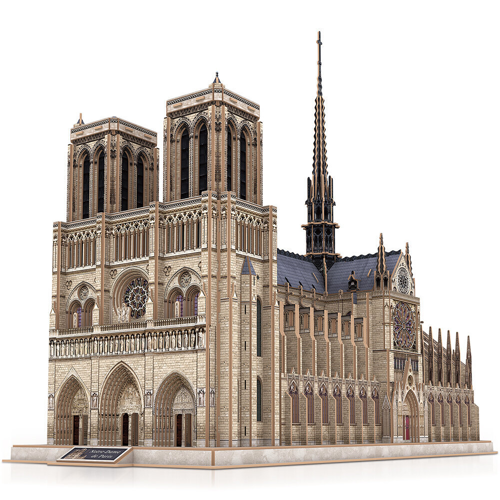 3D puzle Parīzes Dievmātes katedrāle CubicFun, 293 d. cena un informācija | Puzles, 3D puzles | 220.lv