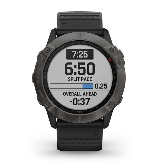 Garmin fenix® 6X Pro Sapphire Carbon Grey DLC/Black cena un informācija | Viedpulksteņi (smartwatch) | 220.lv