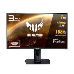 Asus TUF Gaming VG27VQ, 27" цена и информация | Мониторы | 220.lv