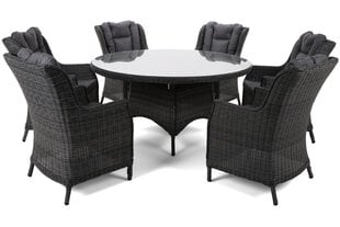 Комплект уличной мебели Bristol 150, темно-серый цена и информация | Комплекты уличной мебели | 220.lv