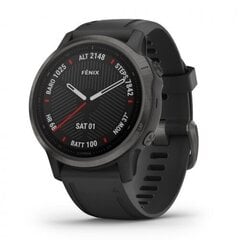 Garmin fēnix® 6S Sapphire Carbon Grey DLC/Black цена и информация | Смарт-часы (smartwatch) | 220.lv