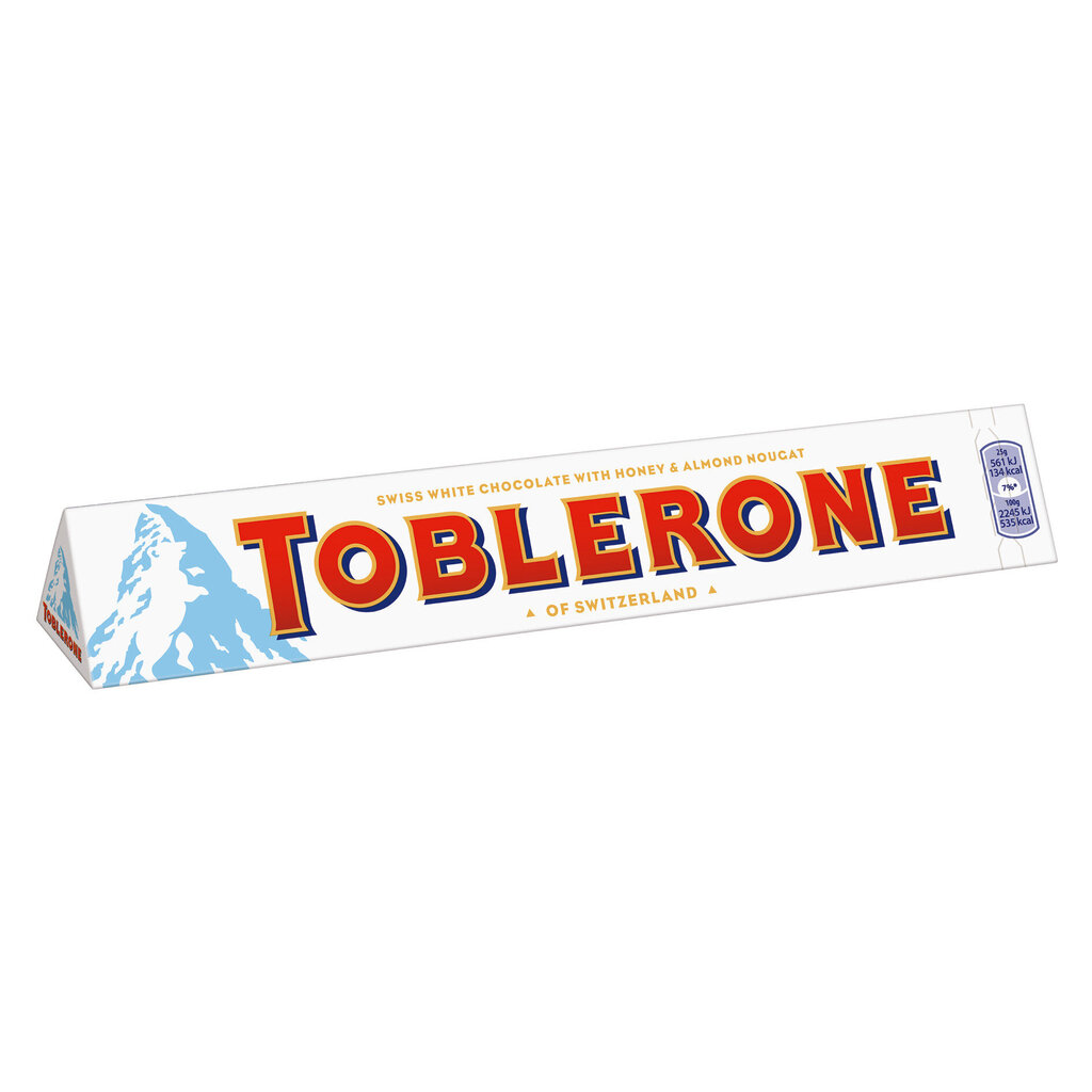 Šokolāde TOBLERONE, balta, 100 g цена и информация | Saldumi | 220.lv