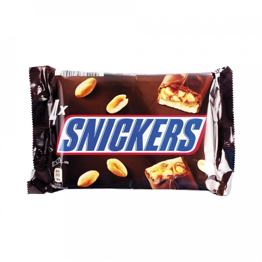 Šokolādes batoniņu komplekts SNICKERS Bonus Pack, 4 x 50 g цена и информация | Saldumi | 220.lv