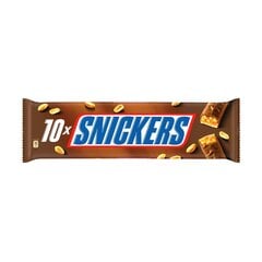 Šokolādes batoniņi SNICKERS, 10x50g цена и информация | Сладости | 220.lv