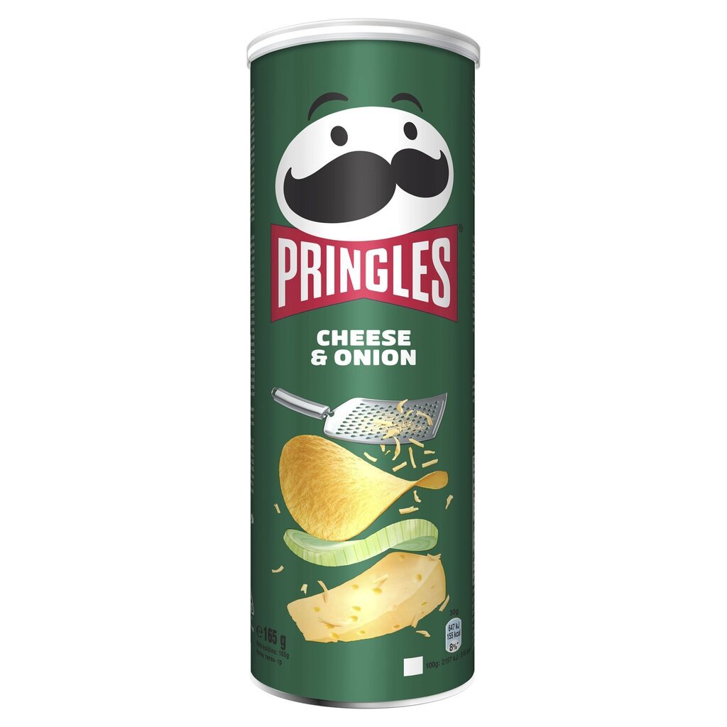 Uzkodas PRINGLES Cheese & Onion, 165 g цена и информация | Uzkodas, čipsi | 220.lv