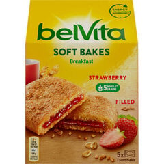 BELVITA мягкое печенье с клубничной начинкой, 250г цена и информация | Конфетки | 220.lv