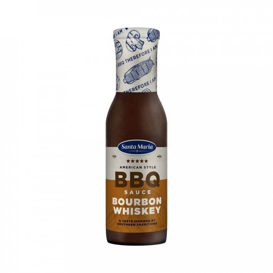 Santa Maria BBQ mērce Bourbon Whiskey 370g цена и информация | Mērces | 220.lv