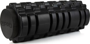 Тренировочный цилиндр - массажный ролик Zipro Roller, черный цена и информация | Аксессуары для массажа | 220.lv