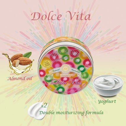 Mitrinošs ķermeņa jogurts DOLCE VITA Saules Fabrika 200 g cena un informācija | Ķermeņa krēmi, losjoni | 220.lv