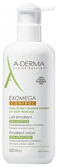 Ķermeņa losjons A-Derma Exomega Control Emollient Milk, 400 ml cena un informācija | Ķermeņa krēmi, losjoni | 220.lv