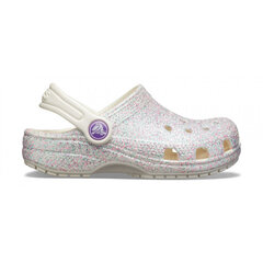 Crocs™ Kids' Classic Glitter Clog цена и информация | Детские резиновые сабо | 220.lv