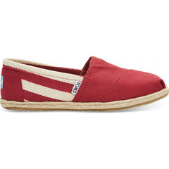 Apavi sievietēm TOMS Stripe University Women's Classic Alpargata цена и информация | Женские туфли | 220.lv