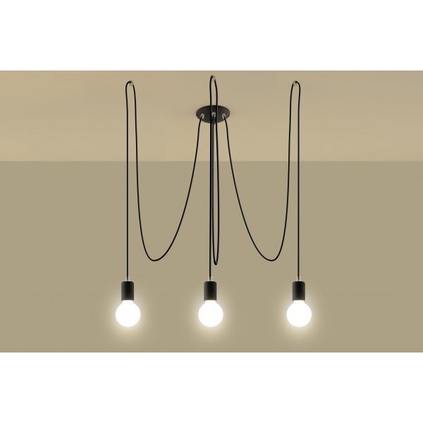 Sollux lampa Edison 3 cena un informācija | Piekaramās lampas | 220.lv