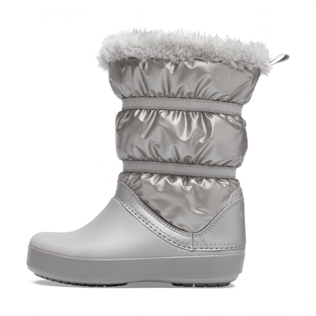 Zābaki meitenēm Crocs™ Crocband LodgePoint Metallic Boot Girl's цена и информация | Bērnu zābaki | 220.lv