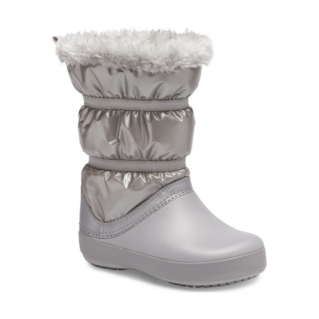 Zābaki meitenēm Crocs™ Crocband LodgePoint Metallic Boot Girl's цена и информация | Bērnu zābaki | 220.lv