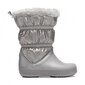 Zābaki meitenēm Crocs™ Crocband LodgePoint Metallic Boot Girl's cena un informācija | Bērnu zābaki | 220.lv