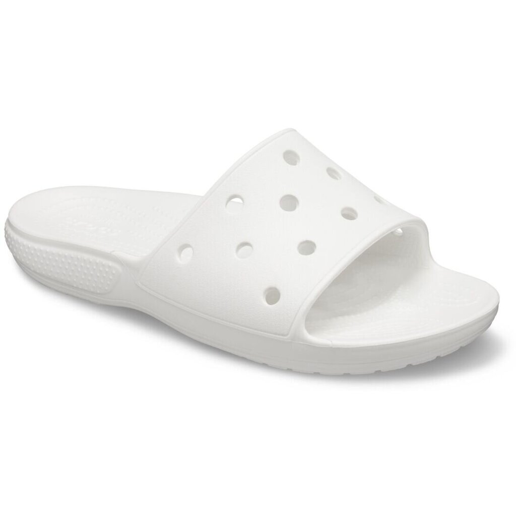 Crocs™ brīvajam laikam Classic Slide 206121, baltā krāsā цена и информация | Iešļūcenes, čības sievietēm | 220.lv