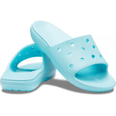 Женские шлепанцы Crocs Ice Blue Classic синие антибактериальные цена и информация | Шлепанцы, тапочки для женщин | 220.lv