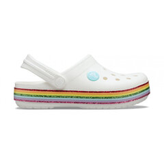 Детская обувь Crocs™ Crocband Rainbow Glitter Clog Kids цена и информация | Детские резиновые сабо | 220.lv