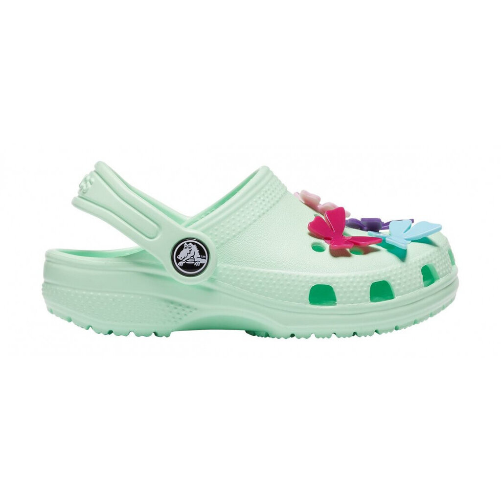 Crocs™ apavi Classic Butterfly Charm Clog PS цена и информация | Gumijas klogi bērniem | 220.lv