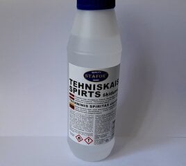 Tehniskais spirts - Roku, priekšmetu vai virsmu dezinfekcijas līdzeklis 500 ml цена и информация | Очистители | 220.lv