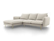 Mīkstais stūra dīvāns Cosmopolitan Design Vienna, gaišas bēša krāsas цена и информация | Stūra dīvāni | 220.lv