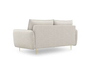 Dīvāns Cosmopolitan Design Vienna 2S, smilškrāsas cena un informācija | Dīvāni | 220.lv
