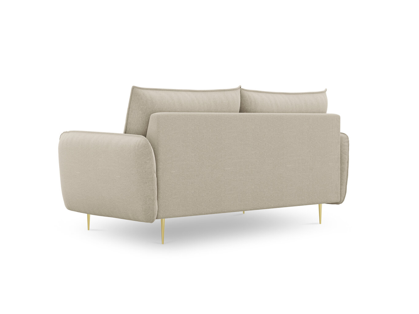 Dīvāns Cosmopolitan Design Vienna 2S, smilšu krāsas cena un informācija | Dīvāni | 220.lv