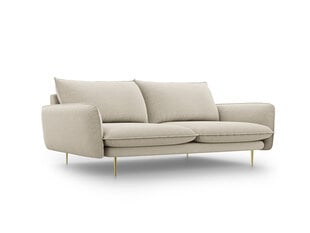 Dīvāns Cosmopolitan Design Vienna 4S, smilškrāsas cena un informācija | Dīvāni | 220.lv