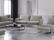 Dīvāns Cosmopolitan Design Vienna 4S, gaiši pelēks cena un informācija | Dīvāni | 220.lv