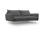 Dīvāns Cosmopolitan Design Vienna 3S, tumši pelēks