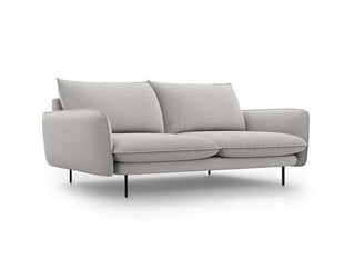 Dīvāns Cosmopolitan Design Vienna 3S, gaiši pelēks gobelēns cena un informācija | Dīvāni | 220.lv